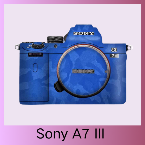 Corpo da Sony  A7 III  - Pele câmera, adesivo câmera - com alta resistência a arranhões, à prova d'água e com design elegante.